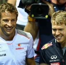 Button Tercepat, Vettel Kedua