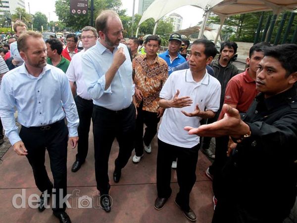 Jokowi Ajak Jalan-jalan Menteri Norwegia di HI