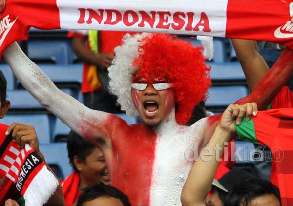 Suporter Indonesia Merahkan Bukit Jalil