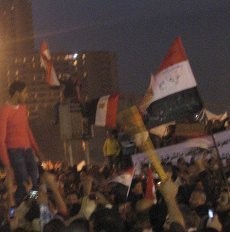 Aksi Demonstrasi di Tahrir Square Kairo Sambut Rombongan DPR