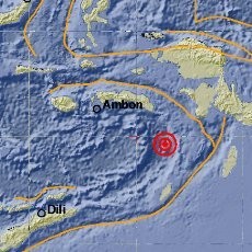 Tual Maluku Digoyang Gempa 6,3 SR