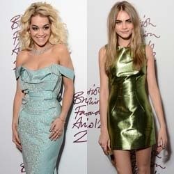 Bertabur Bintang di Red Carpet British Fashion Awards