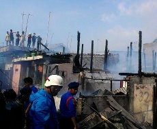 Gudang Tiner di Kamal Jakbar Terbakar, Tidak Ada Korban Jiwa