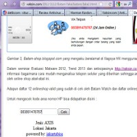 Melacak Toko Online Palsu dari Nomor Ponselnya