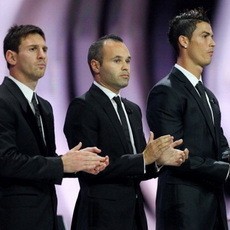 Messi, Ronaldo, & Iniesta Kandidat Peraih Ballon dOr 2012