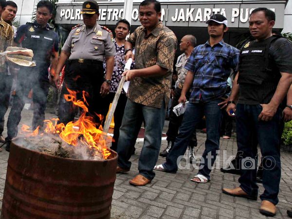 Narkoba Senilai Rp 5 Miliar Dimusnahkan
