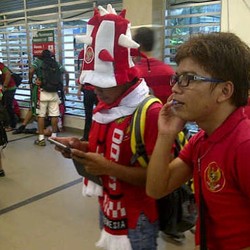 Suporter Indonesia Ramai-Ramai Menuju Bukit Jalil