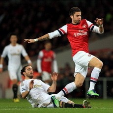 Arsenal Dikalahkan Swansea 0-2 di Emirates