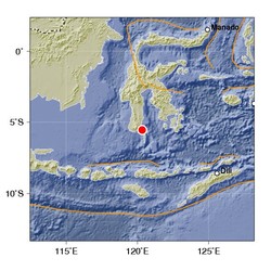 Gempa 4,3 SR Guncang Bulukumba