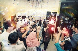 celebration menyambut putih abu 5 :)