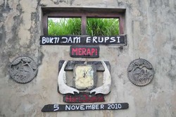 Bangunan dan Isi Museum Ini Adalah Peninggalan Erupsi Merapi