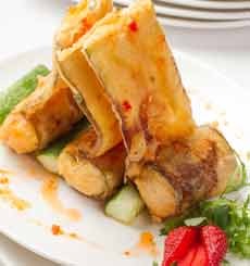 Terong Gulung Tenggiri Saus Thailand, Maknyuss!