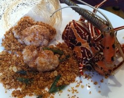 Resep Seafood: Crispy Lobster with Oatmeal