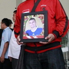 Sriwijaya FC Ikut Doakan Mendiang Diego Mendieta