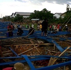 Korban Tewas Gudang Roboh di Makassar Bertambah Jadi 4 Orang