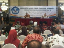 Kurikulum 2013 Diuji Publik, Mendikbud Berharap Lahirkan Generasi Emas