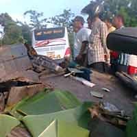 Kecelakaan Karambol di Magetan, Dua Orang Tewas