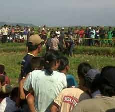 Seorang Pria Ditemukan Tewas di Pinggir Sawah