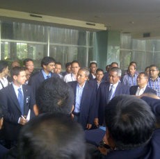 PSSI Gelar KLB di Lobi Hotel