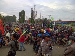 Buruh Akhiri Aksi Blokir Tol Belmera Medan, Polisi Masih Siaga