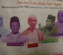 Jokowi Ramaikan Dzikir Nasional Akhir Tahun di Masjid At-Tin