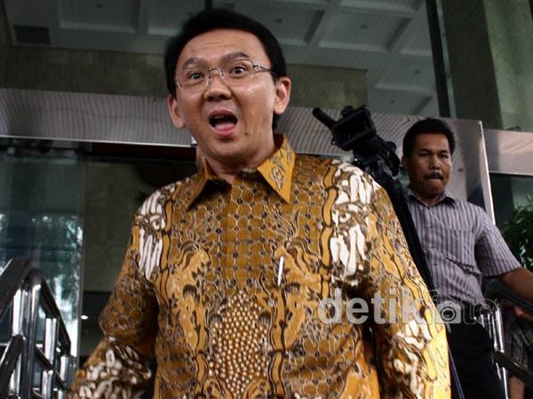 Ahok Mendengarkan Hasil Survey Integritas di KPK