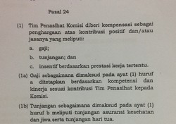 Revisi PP 63 Juga Persoalkan Gaji Penasihat KPK