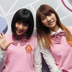 Si Pinky Haruka Nakagawa & Aki Takajo JKT48