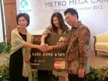 Bank Mega Luncurkan Kartu Kredit Metro Mega Card