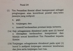  Penasihat KPK Tak Masalah Gajinya Disesuaikan dengan Kinerja