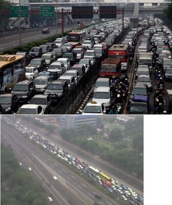 Ini Penampakan Jalan Tol ke Senayan yang Mampet 6 Km