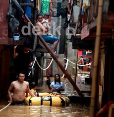 Diguyur Hujan, Seratus Rumah di Denpasar Terendam Banjir