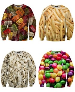 Wah, Sweater Bergambar Makanan Ini Bikin Ngiler!