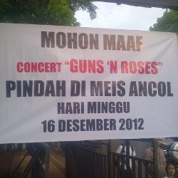 Urung Nonton GNR? Promotor Siap Kembalikan Uang Tiket