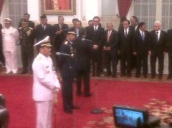 Laksamana Marsetyo & Marsekal Ida Bagus Dilantik Jadi KSAL & KSAU