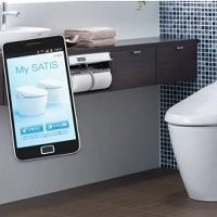 Canggih! Toilet Ini Dikendalikan dengan Ponsel