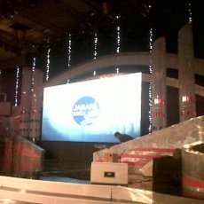 Konsep Panggung Pengundian Nomor Urut Dikemas Mirip Monju