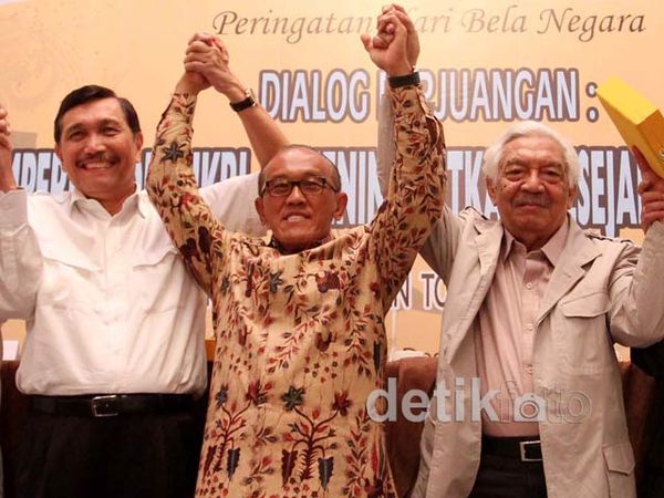 Ical Bertemu Sesepuh TNI/Polri