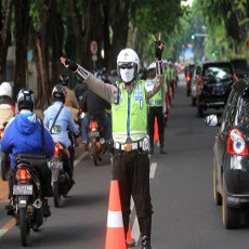 Polisi: Kanalisasi Jalan di Surabaya Masih Menyisakan Problem