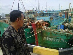 Kapal Berbendera Vietnam Ditangkap Saat Melakukan Illegal Fishing di Kepri
