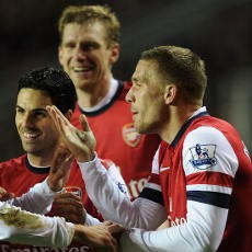Podolski: Peluang Arsenal-Bayern Lolos Sama Besarnya