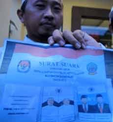 Warga Lapor Kesalahan Stiker Putusan PTUN di Surat Suara