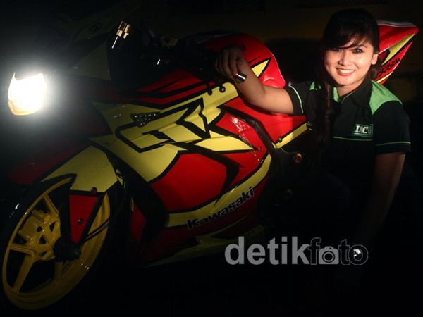 Ninja 250 Red Angel Milik Lady Bikers