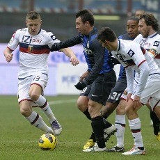 Inter Diimbangi Genoa di Kandang