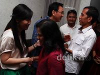 Jokowi Hadiri Open House Ahok