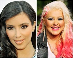 5 Selebriti dengan Riasan Terburuk Sepanjang 2012