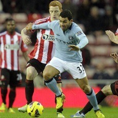 City Kalah Tipis di Kandang Sunderland