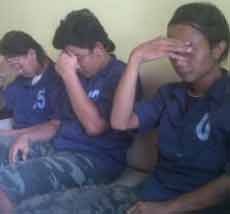 Tiga Pemuda Tertangkap Memeras Orang Pacaran di Bundaran Waru