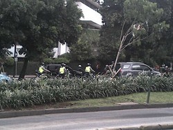 Polwan Bersepeda Bergerak Amankan Kawasan Sudirman-Thamrin