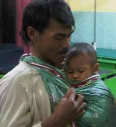 Bocah Usia 2 Tahun Korban Bus Tentrem Bernama Rosyid